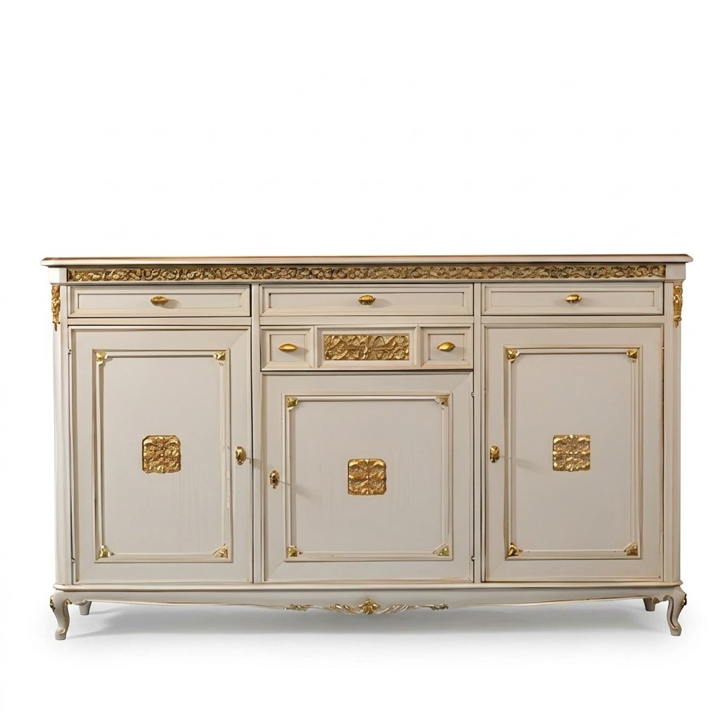 Dressoir wit dressoir commode laden hout met goud dressoir dressoir nieuw