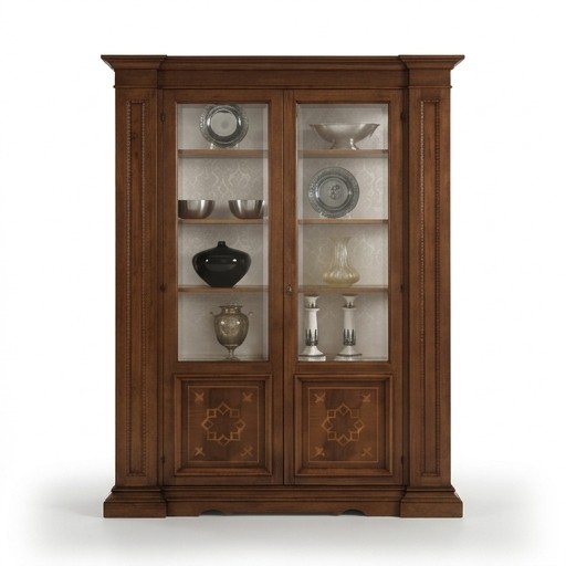 Dressoir vitrines massief hout woonkamer dressoir Dressen Vaccari cav giovanni